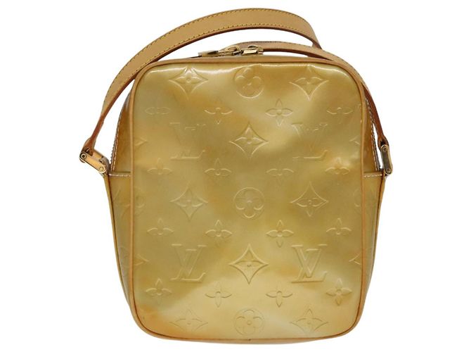 Louis Vuitton Wooster Monogram Vernis Giallo - vista 2