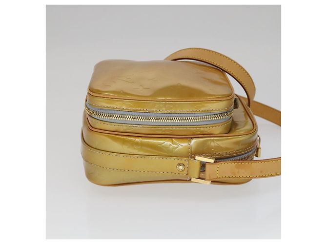 Louis Vuitton Wooster Monogram Vernis Giallo - vista 3