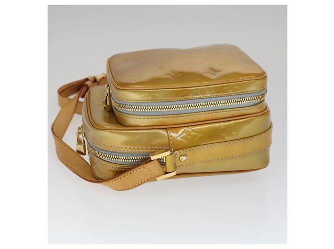 Louis Vuitton Wooster Monogram Vernis Giallo - vista 4