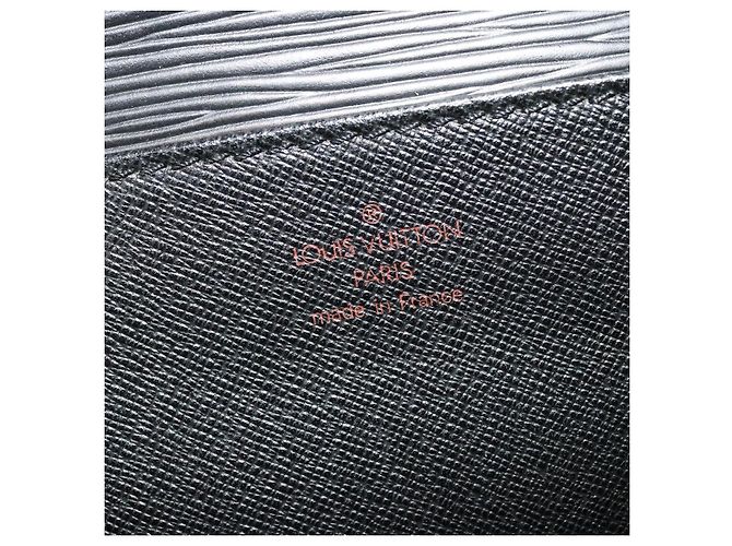 Borsa a mano Serviette Ambassadeur Louis Vuitton in pelle Epi Nero - vista 5