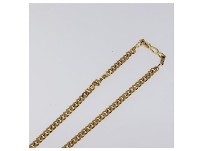 Christian Dior CD Pendant Metal and Crystals Golden - view 6