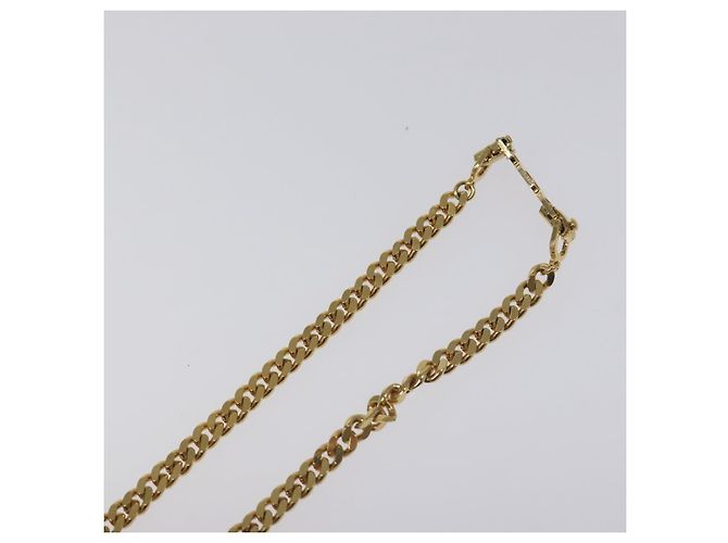 Christian Dior CD Pendant Metal and Crystals Golden - view 7
