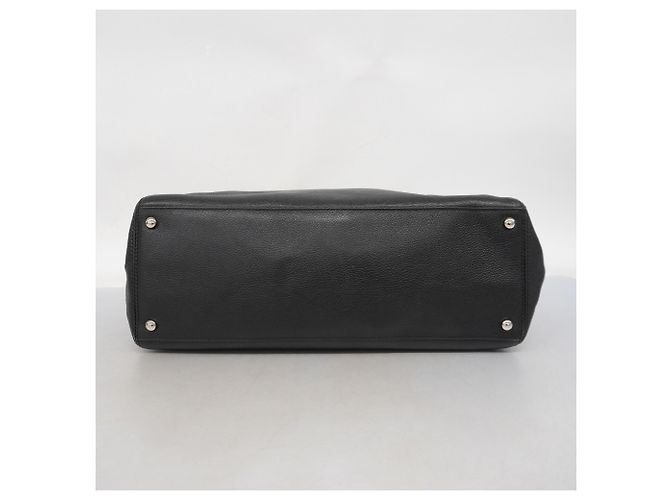 Chanel Executive Leder Tote Bag Schwarz - Ansicht 3