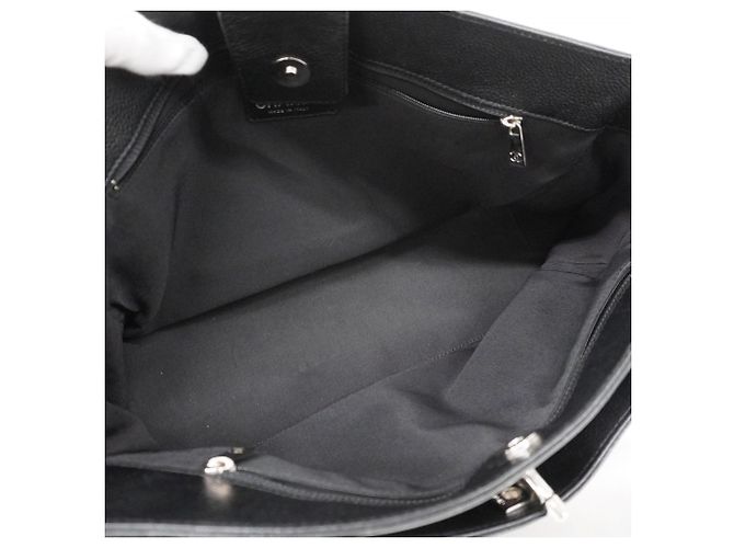 Chanel Executive Leder Tote Bag Schwarz - Ansicht 4