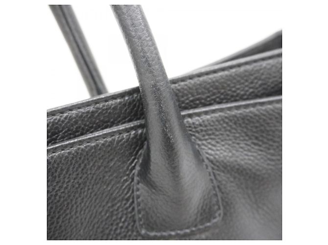 Chanel Executive Leder Tote Bag Schwarz - Ansicht 9