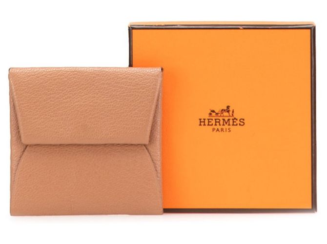 Monedero Bastia de Hermès en cuero Epsom marrón Castaño - vista 9