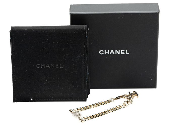 Timeless Bracciale a catena con strass Coco Mark di Chanel Argento - vista 7