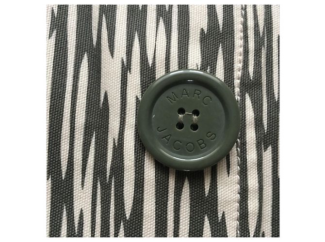 Gabardina Marc Jacobs de algodón con estampado de cebra Negro Blanco - vista 13
