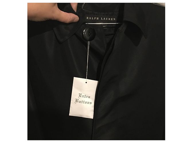 Gabardina negra Ralph Lauren Black Label Negro - vista 11