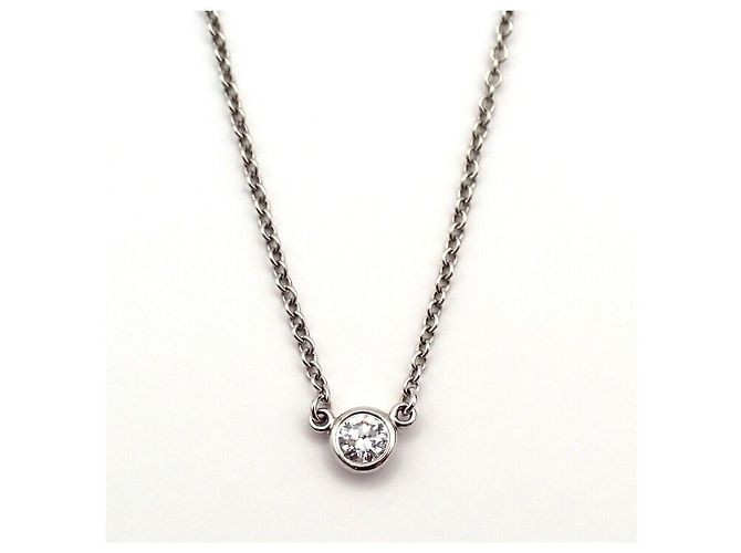 Tiffany & Co. Elsa Peretti Diamanten am Weg Platinum mit Diamant Silber - Ansicht 2