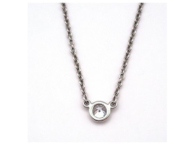 Tiffany & Co. Elsa Peretti Diamanten am Weg Platinum mit Diamant Silber - Ansicht 3