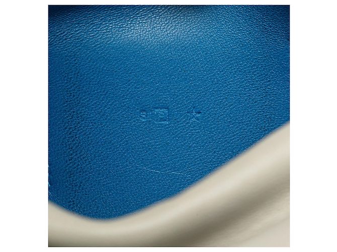 Hermès Dogon Duo GM Langbörse Blau Grau - Ansicht 12