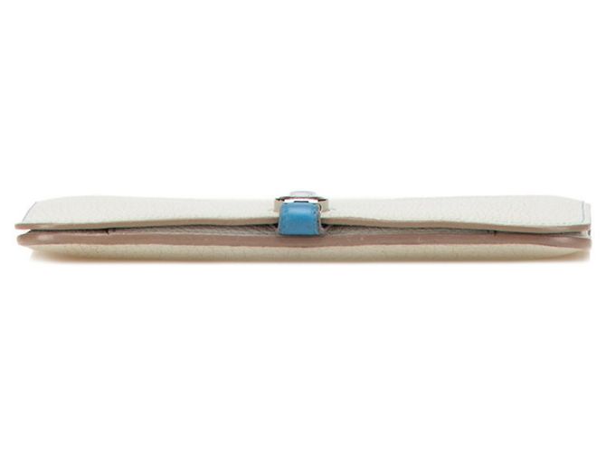 Hermès Dogon Duo GM Langbörse Blau Grau - Ansicht 3