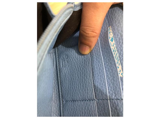 Dionysus Gucci Long Zip Wallet Blue Exotic Leather - view 7