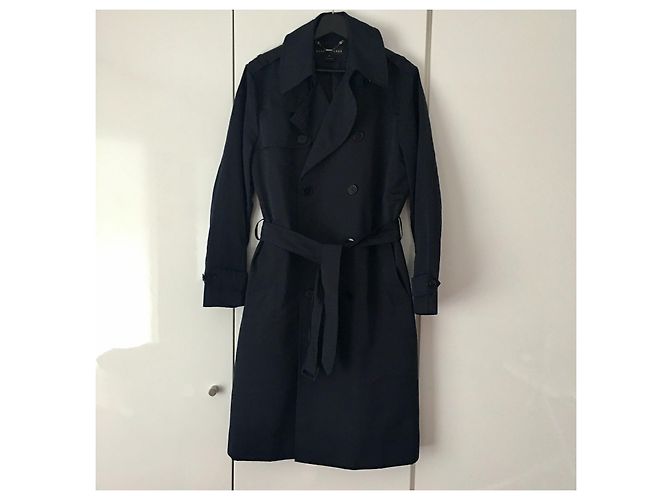 Trench Ralph Lauren Blu Notte Seta e Poliestere Blu navy Blu scuro - vista 2