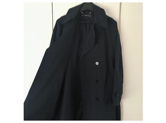 Trench Ralph Lauren Blu Notte Seta e Poliestere Blu navy Blu scuro - vista 5