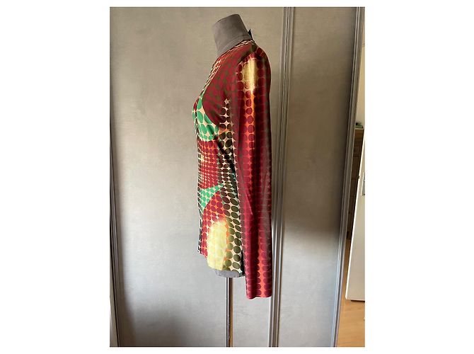 Jean Paul Gaultier Top de punto Cyber Dots Multicolor - vista 3