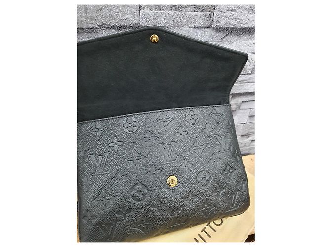 Metis Louis Vuitton Pelle Empreinte Twice Nera Nero - vista 6