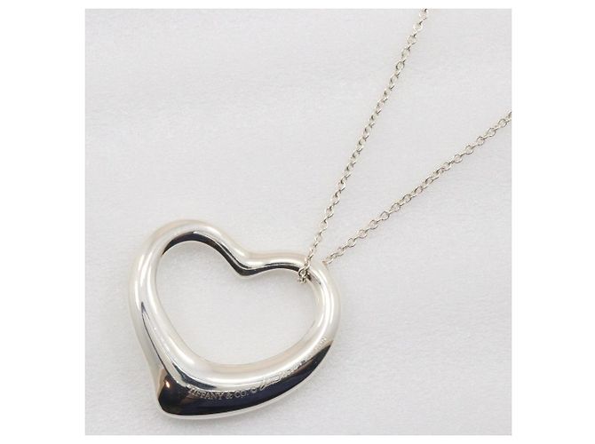 Collar Péndulo Corazón Abierto Elsa Peretti en Plata Esterlina de 22mm de Tiffany & Co. - vista 2