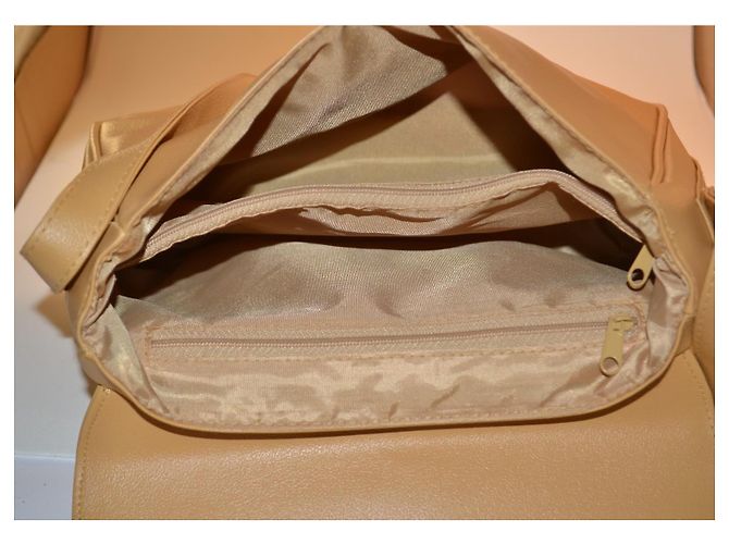 Borsa a tracolla Pierre Balmain Camel in similpelle Cammello - vista 7
