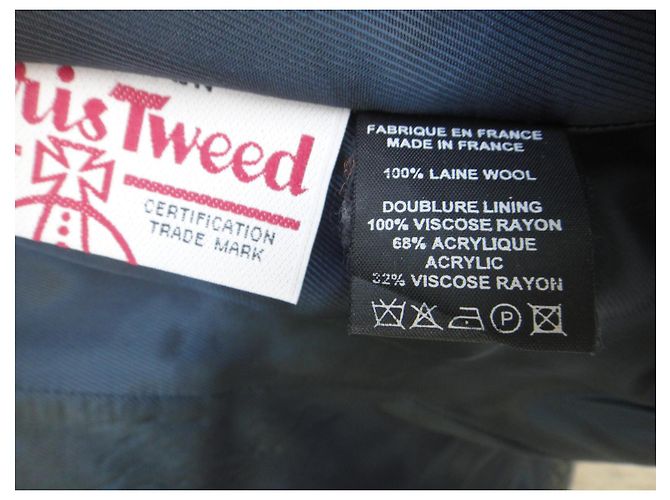 Isabel Marant Jacke aus Harris Tweed Dunkelgrau Anthrazitgrau - Ansicht 5