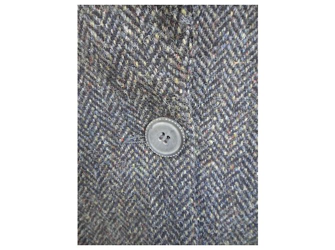 Isabel Marant Jacke aus Harris Tweed Dunkelgrau Anthrazitgrau - Ansicht 7