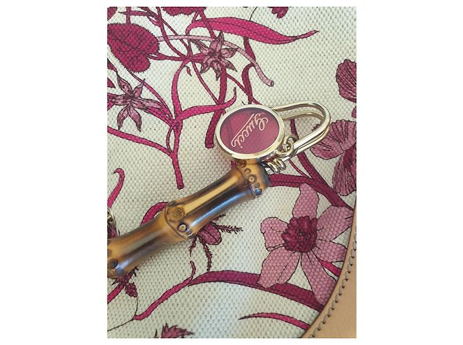 Dionysus Borsa a spalla Gucci BAMBOO FLORAL Bianco sporco - vista 2