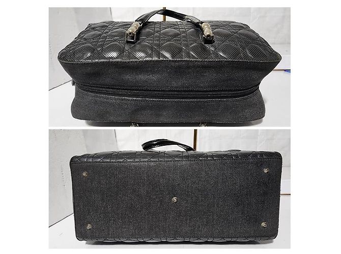 Borsa Tote Cannage Malice Nera Christian Dior Nero - vista 7