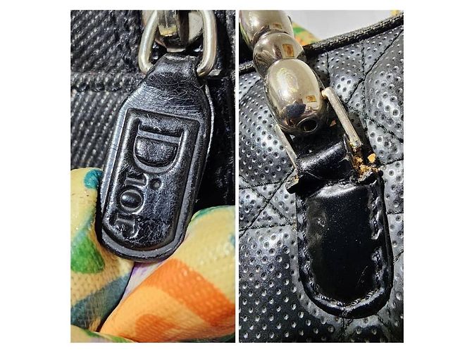 Borsa Tote Cannage Malice Nera Christian Dior Nero - vista 9