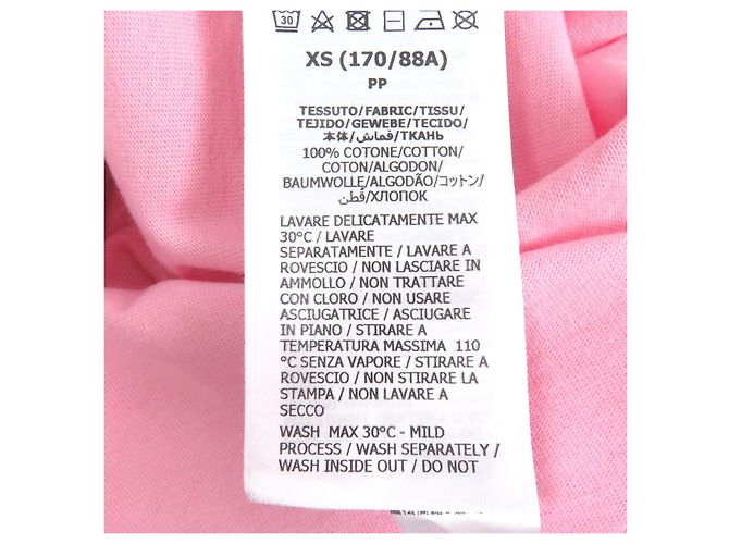 Camiseta de algodón con estampado del logo Trefoil Gucci×adidas Rosa - vista 7