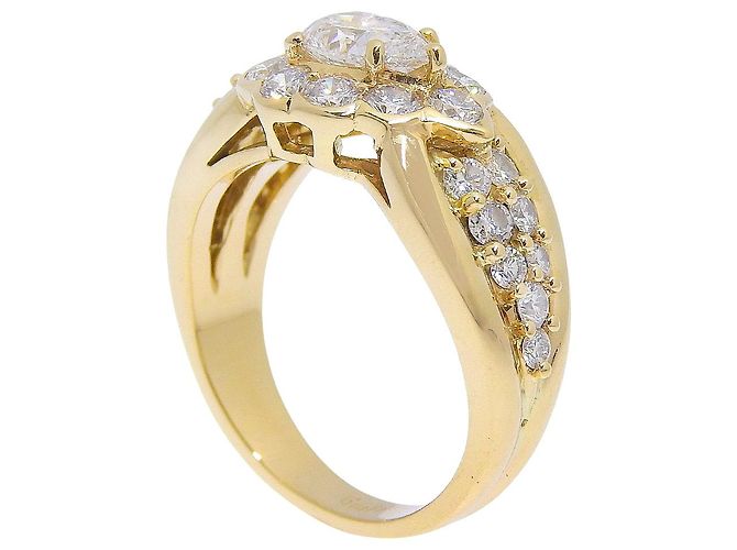 GRAFF Diamantring in Tropfenform Au750 Golden - Ansicht 3
