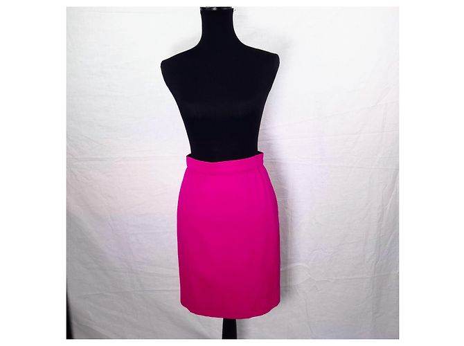 Emanuel Ungaro Ungaro Parallele Paris tailleur rosa in velluto vintage 1980s - vista 8