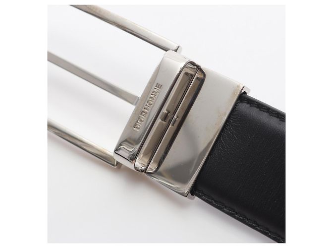Dior Homme Black Leather Belt - view 6