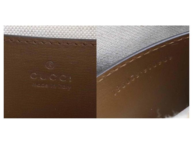 Borsa a tracolla Gucci GG Supreme in tela Marrone - vista 5