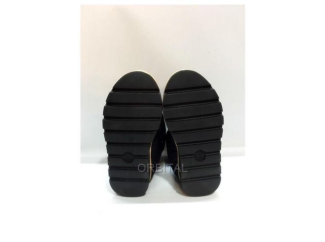 Botas Louis Vuitton de Nylon Marrón Negro Castaño - vista 3