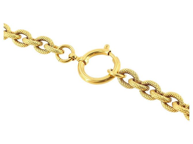 Chanel Halskette Lang Gold Metall Gold hardware - Ansicht 3
