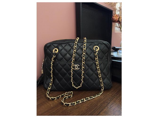 Camera Chanel Vintage Kamera Tasche Schwarz - Ansicht 2
