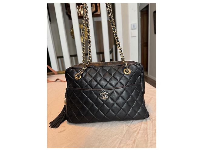 Camera Chanel Vintage Kamera Tasche Schwarz - Ansicht 9