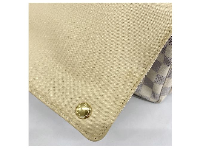 Borsa a Spalla Naviglio Damier Azur Louis Vuitton Bianco - vista 8
