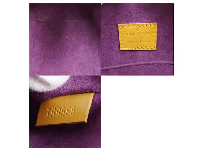 Borsa Jasmin Louis Vuitton in pelle Epi Giallo - vista 5