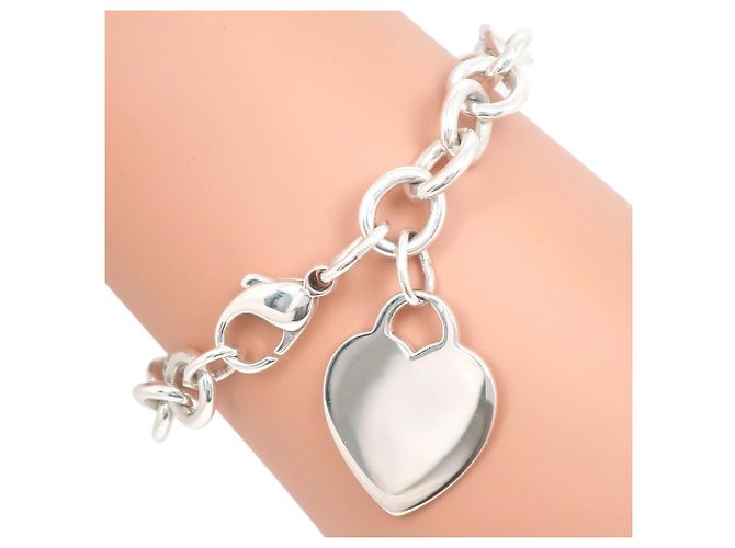 Bracciale con etichetta a forma di cuore Return To Tiffany in argento sterling di Tiffany & Co. - vista 5