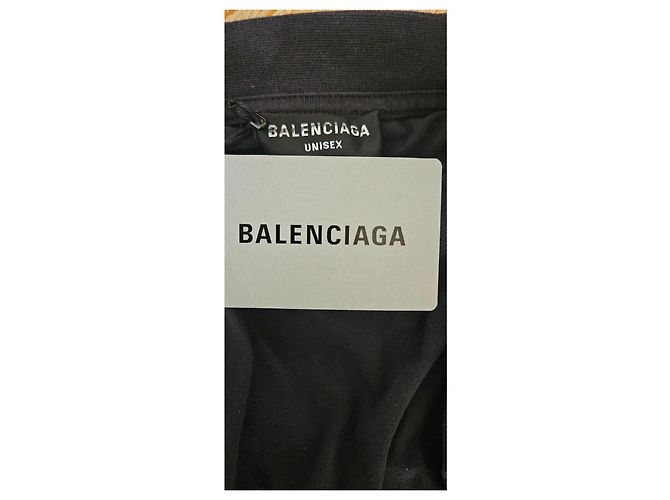 T-shirt Balenciaga Nera Rock and Roll - vista 19