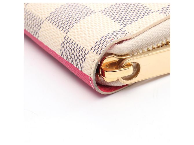 Cartera Zippy Louis Vuitton en Damier Azur Blanco Multicolor - vista 7