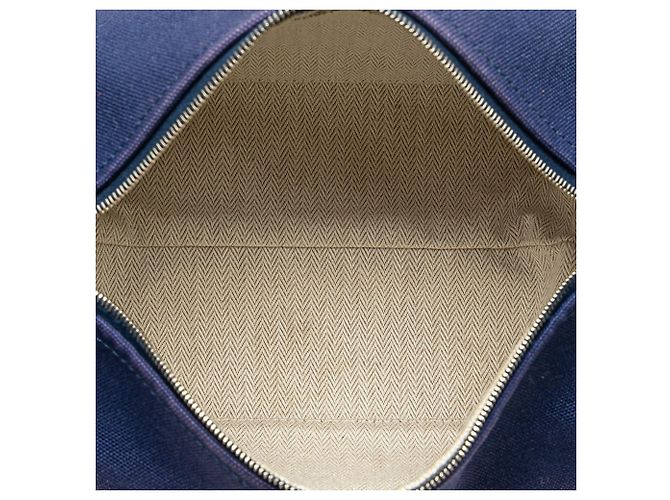 Pochette Hermès Bride A Black PM Nero Blu - vista 11
