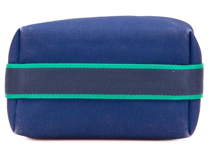 Pochette Hermès Bride A Black PM Nero Blu - vista 3