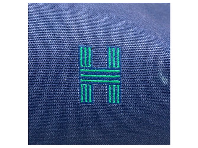 Pochette Hermès Bride A Black PM Nero Blu - vista 8