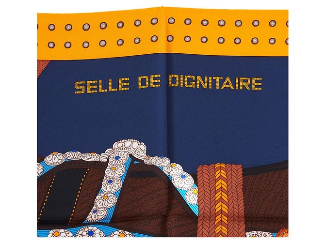 Bufanda Hermès Cuadrada 90 Silla de Dignatario 2018 Bufanda de Seda Twill Hermes Impecable Multicolor - vista 3