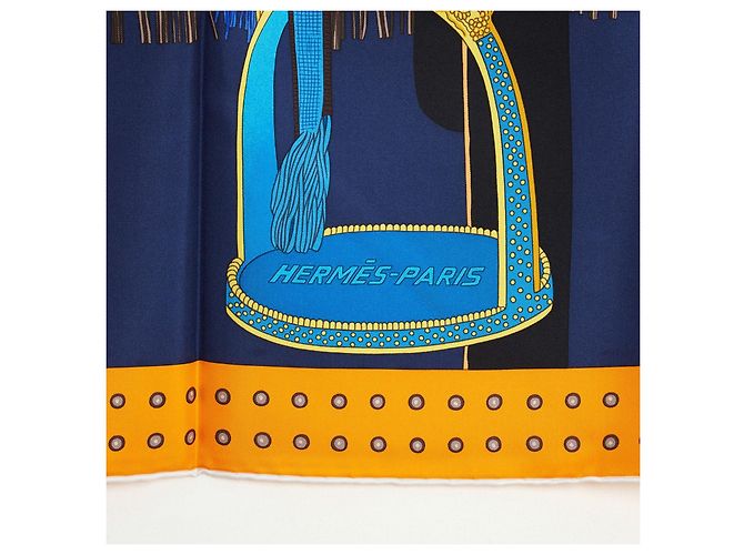 Bufanda Hermès Cuadrada 90 Silla de Dignatario 2018 Bufanda de Seda Twill Hermes Impecable Multicolor - vista 4