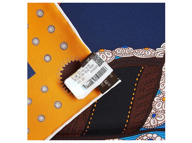 Bufanda Hermès Cuadrada 90 Silla de Dignatario 2018 Bufanda de Seda Twill Hermes Impecable Multicolor - vista 5