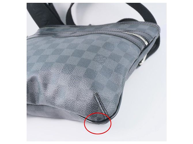 Borsa Thomas Damier Graphite Louis Vuitton Nero - vista 7
